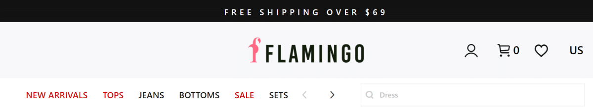 flamingo shop website