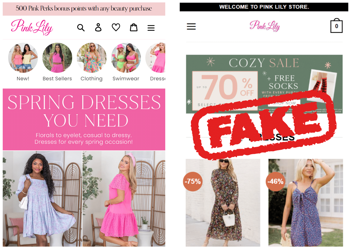 pink lily scam sites