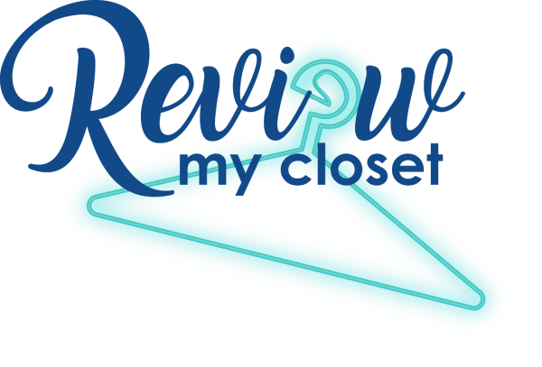 review my closet logo white