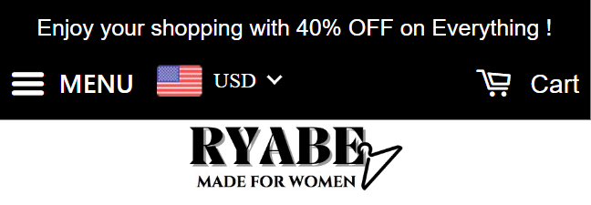 ryabe store website mobile
