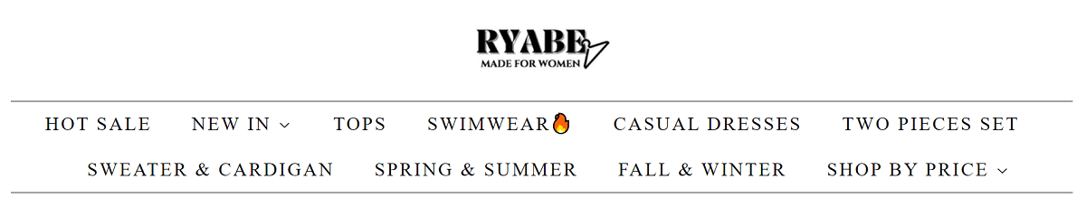ryabe store website