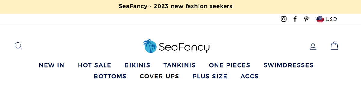 seafancy store website desk