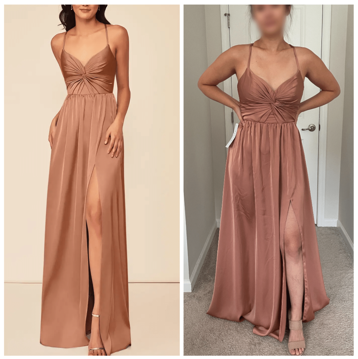 azazie raya bridesmaid dress comparison