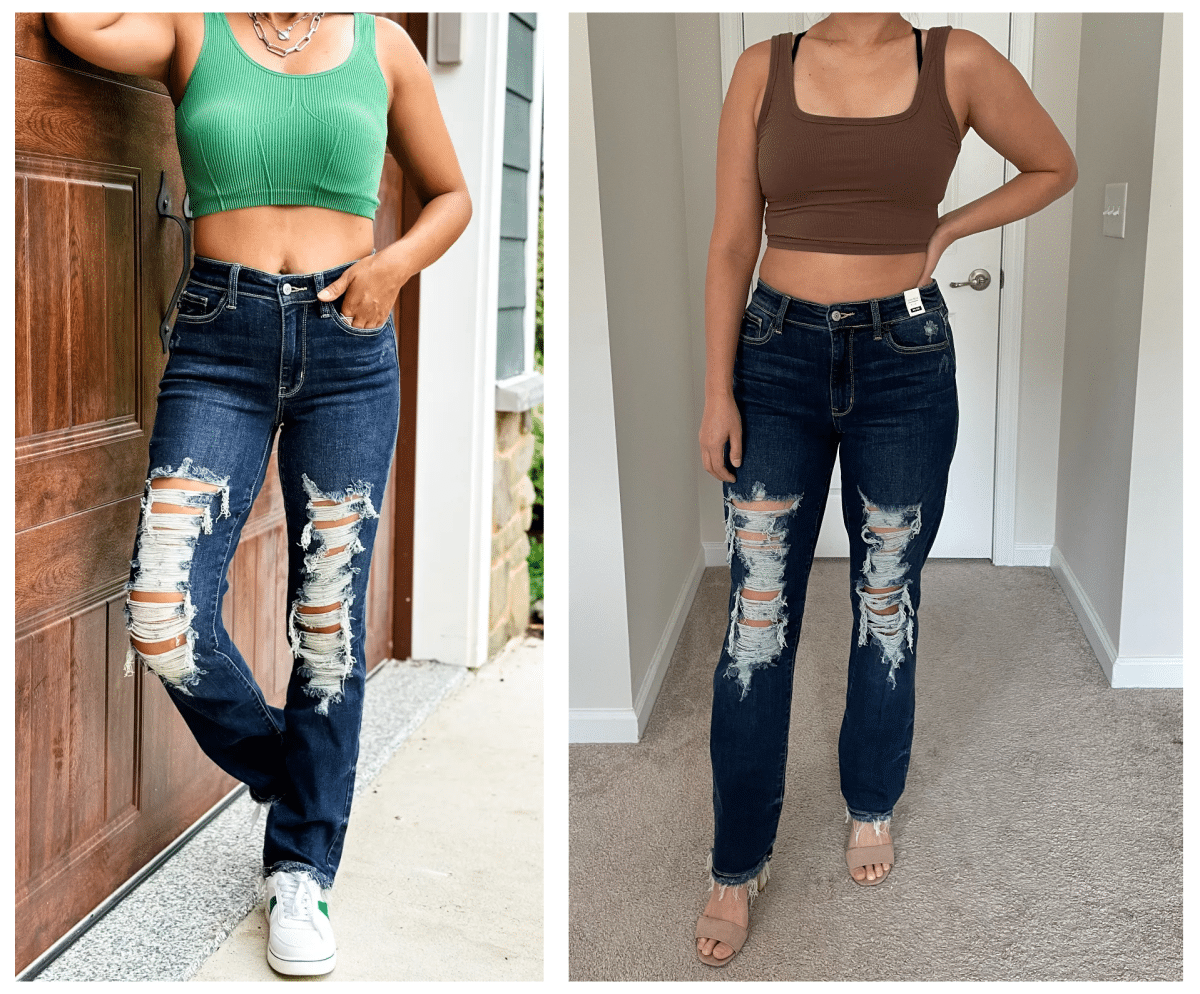 freckled poppy ripped jeans comparison