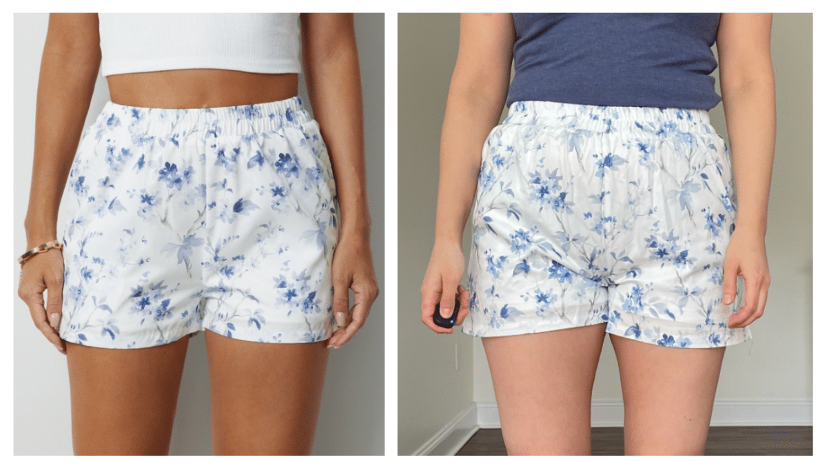 azzlee shorts comparison