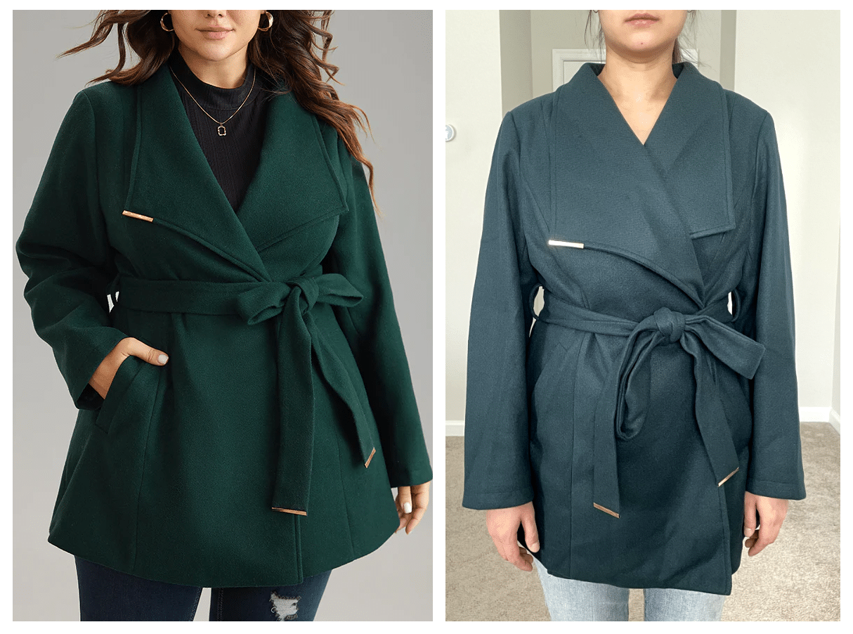 bloomchic belted coat comparison