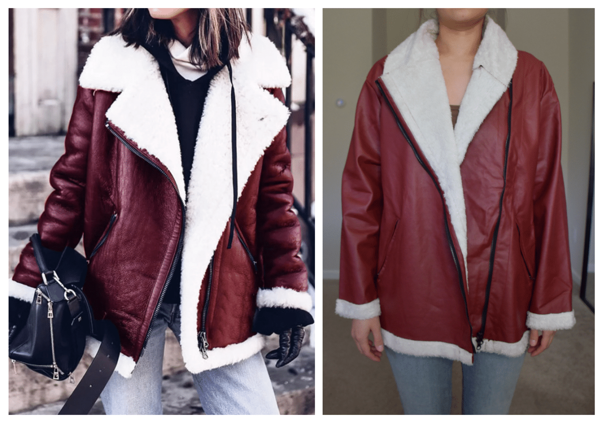 annie cloth faux fur jacket comparison