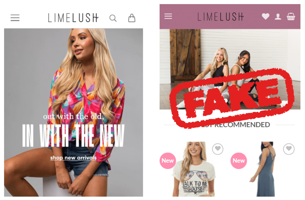 lime lush real vs fake site